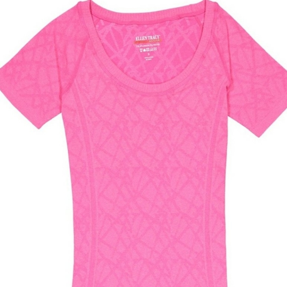 ELLEN TRACY Active women's seamless Tee - Picture 3 of 6